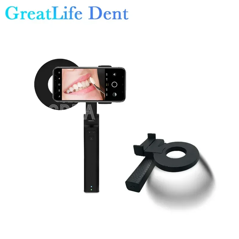 GreatLife Dent Filling Light Мобильный телефон для фотографий Портативный поляризационный светильник Стоматологическая фотография Вспышка Лампа Световая фотография