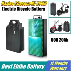 Lithuim Battery For Harley Electric Motor Bike 48v 12ah 60v 15ah 20ah Three-wheeled E Scooter batteries Citycoco WS-PRO TRIKE