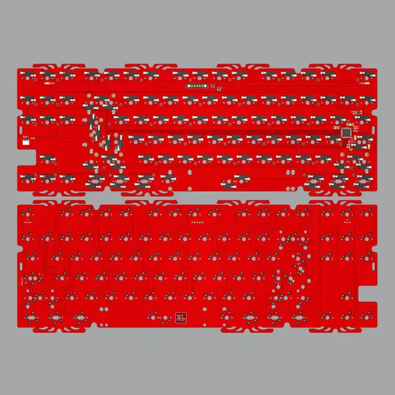 NEO80CU Wired Keyboard PCB FR4-TG155 Material Customized Soldered Hot Swappable 1k Return Rate 1.6mm Magnetic PCB Board VIA