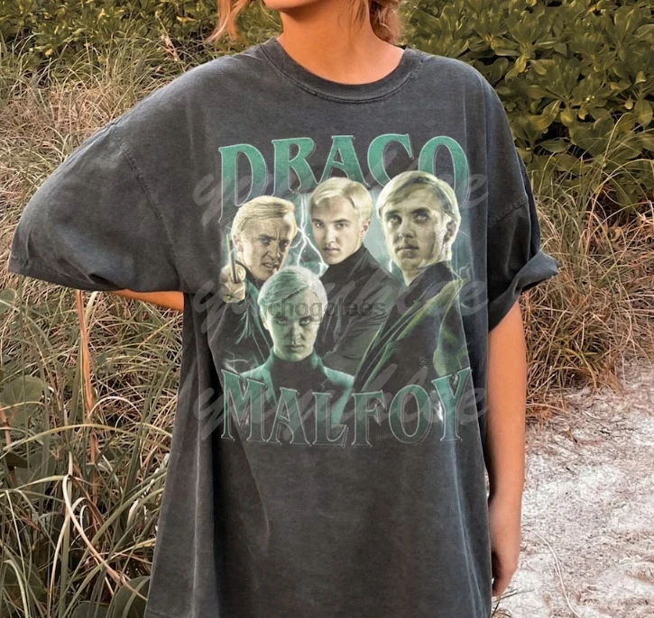 Draco Malfoy Vintage T-Shirt Gift For Woman And Man Unisex T-Shirt  S-5Xl