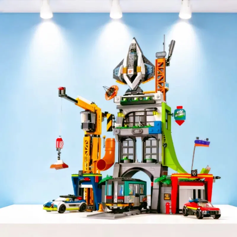 

60473 Creative Model City Command Tower Adult Assembly Building Blocks Children's Toy Birthday Gift 1941pcs