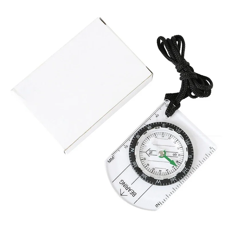 Map Scale Measuring Compass Portable Multi-functional Outdoor Survival Tools for Camping & Hiking Dropshipping