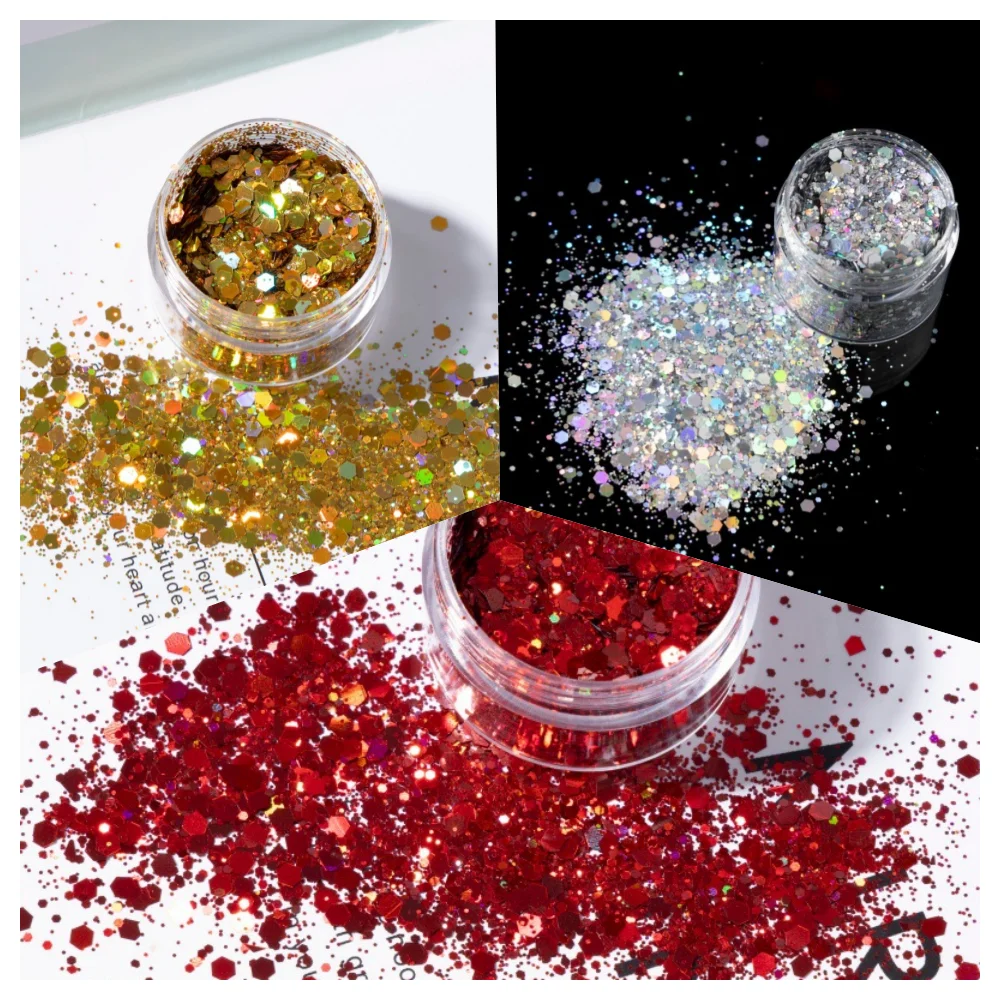 Mixed Holographic Glitter Set  - огляд і ціна Mica Flake Resin