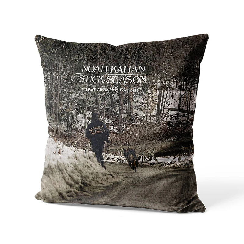 Aertemisi 18'' x 18''  Noah Kahan Square Throw Pillow Cushion Covers Cases Pillowcases for Sofa 45cm x 45cm