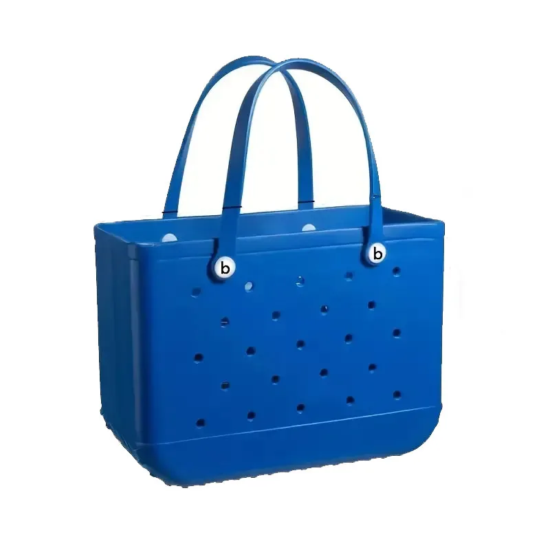 Solid Color Waterproof Beach Bag Portable Handbag For Outdoor Sports Portable Travel Boat Swimming Pool School Sports Tote Bag