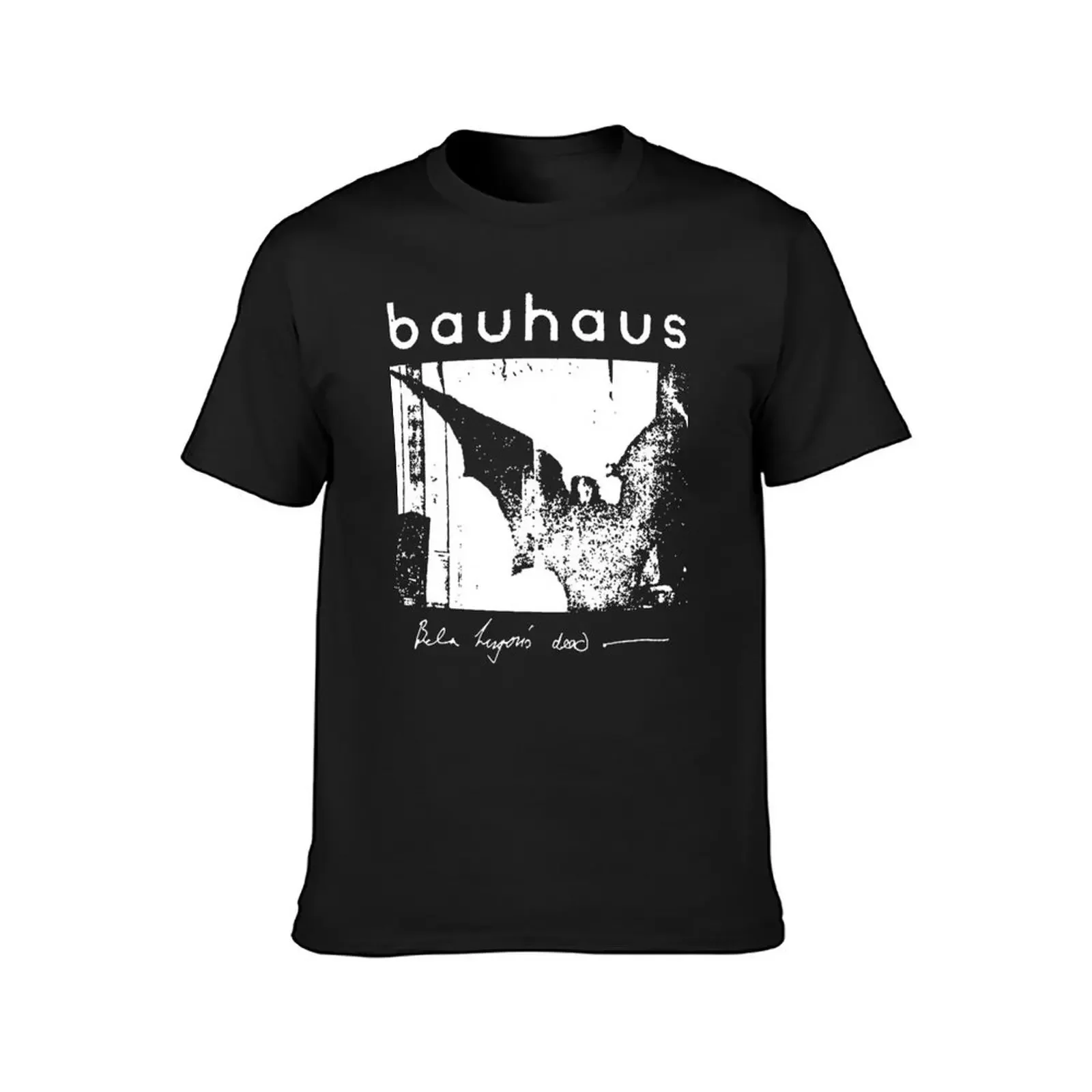 Bauhaus Bat Wings Bela Lugosis Dead T-Shirt summer clothes boys whites shirts graphic tees Men's t shirts