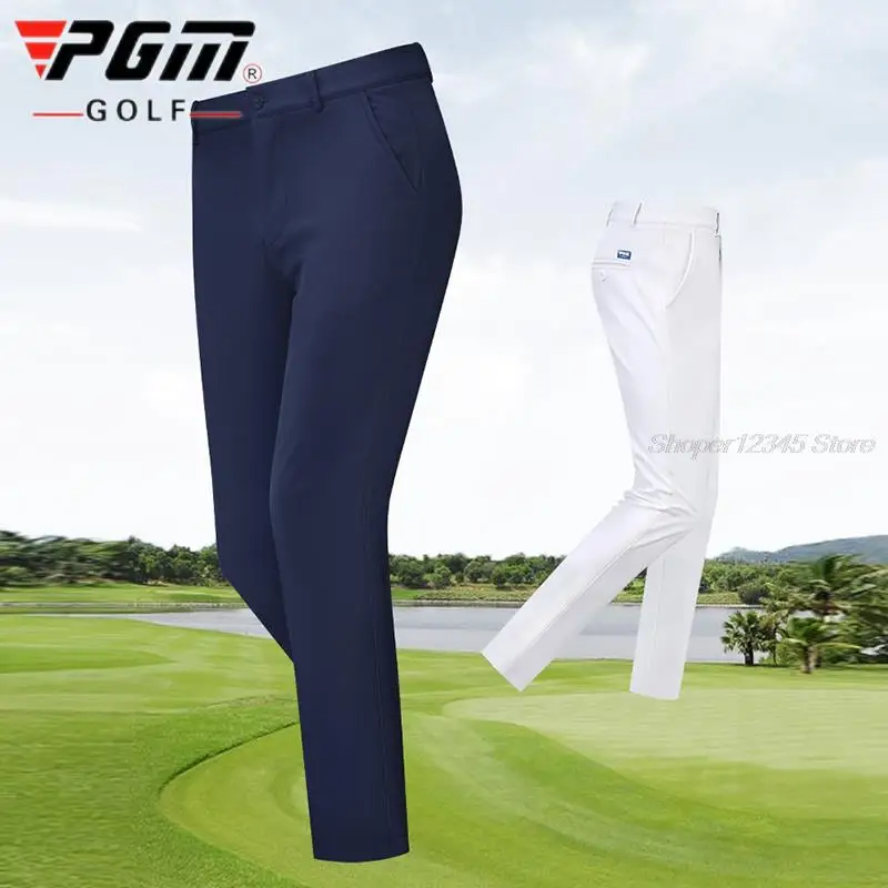 Pgm Autumn Winter Waterproof Men Golf Trousers Thick Keep Warm Long Pant Male Plus Velvet Golf Pants Man Windproof Sweatpants