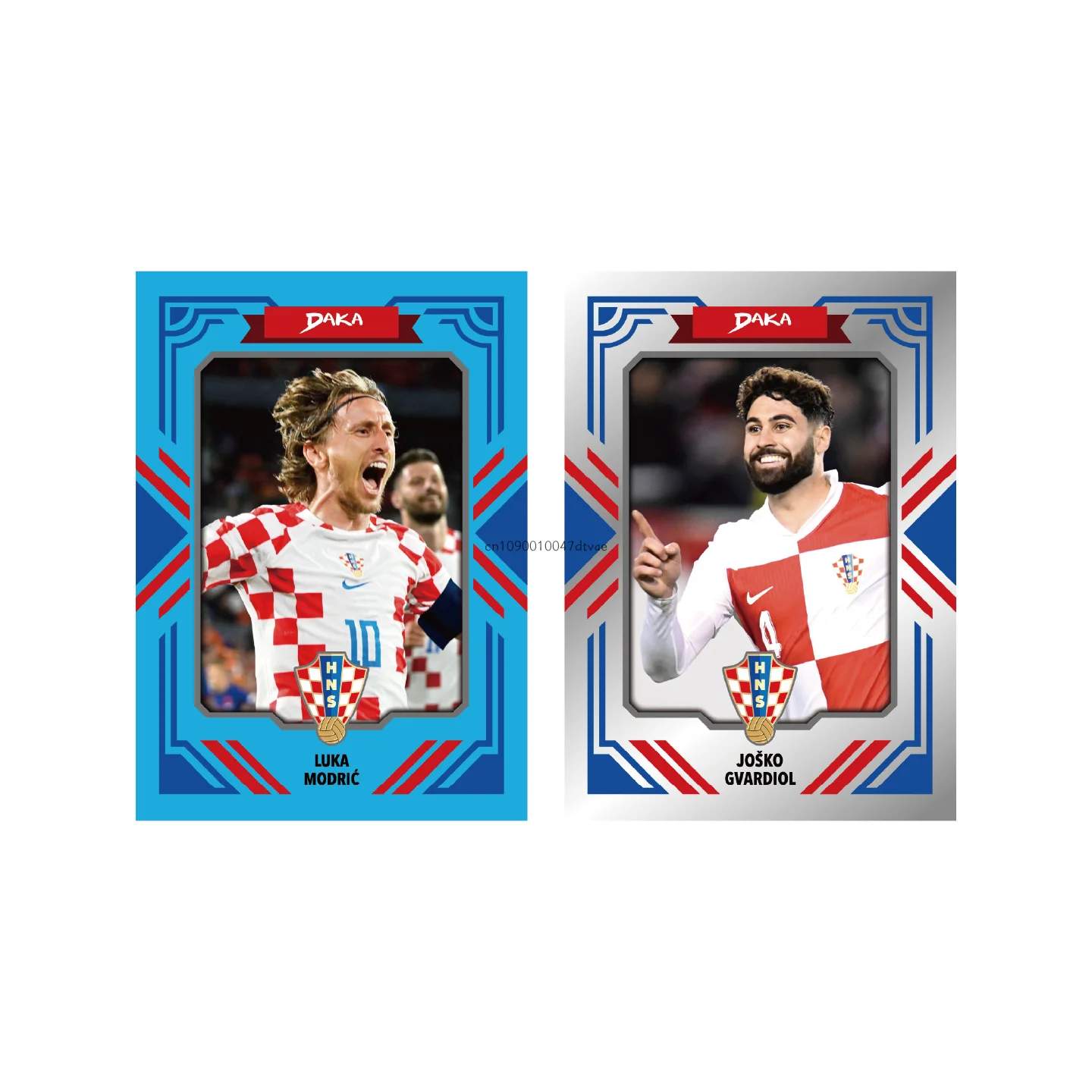 Genuine Daka 2025-26 Top Audience Series Croatia National Internazionale Milano Football Club Collection Card Modrić Ronaldo Toy view 3