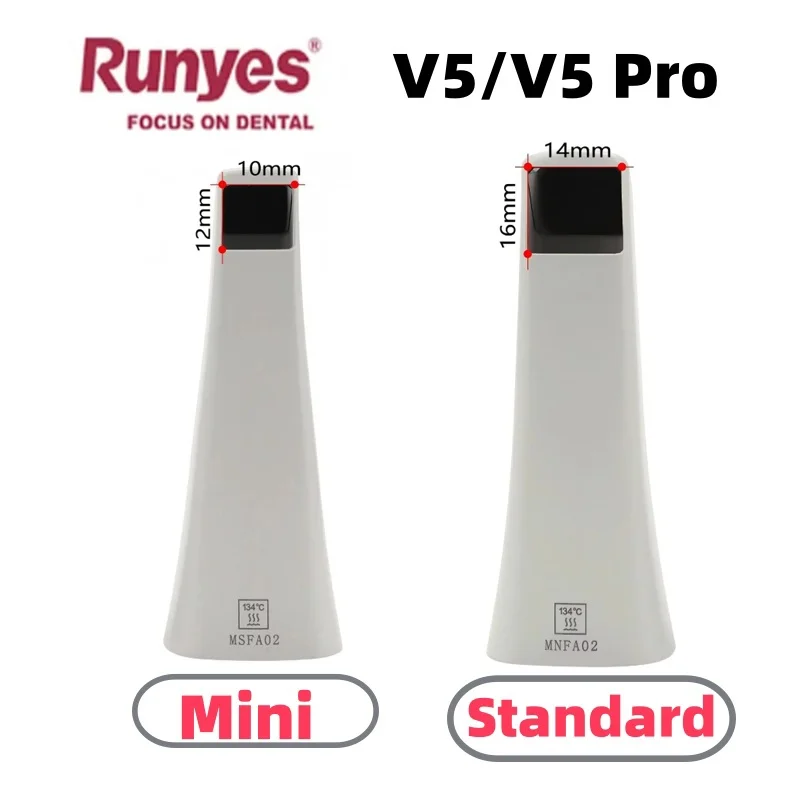 Original Dental Runyes Scanner Tip Standard & Mini Head For V5/ V5 Pro/ V6 Intraoral Scanner  with 25mm Depth of View