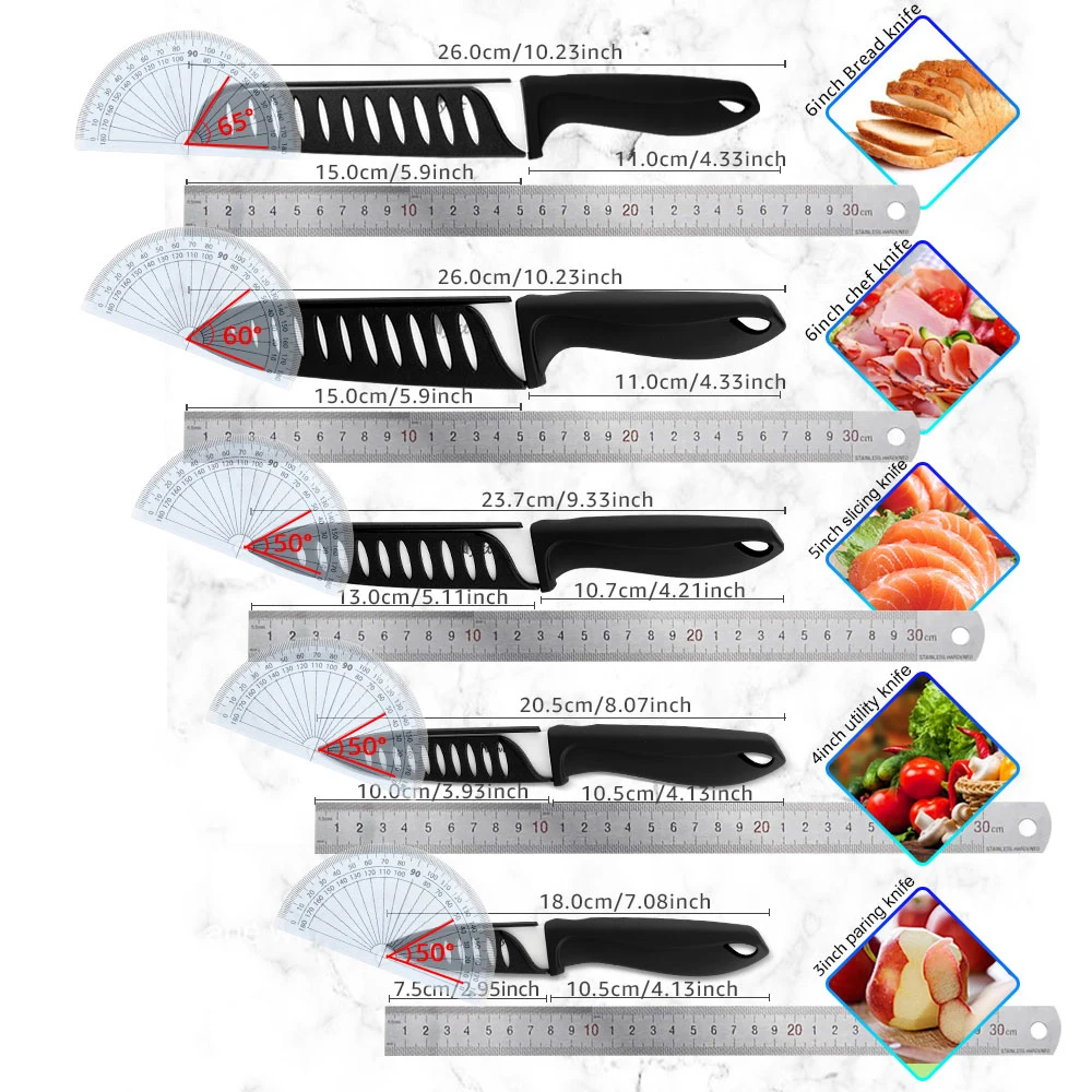 Ceramic Knife 3 4 5 6 inch Chef Utility Slicer Paring Ceramic Knives Kitchen Knife Zirconia Blade Cooking Cutter