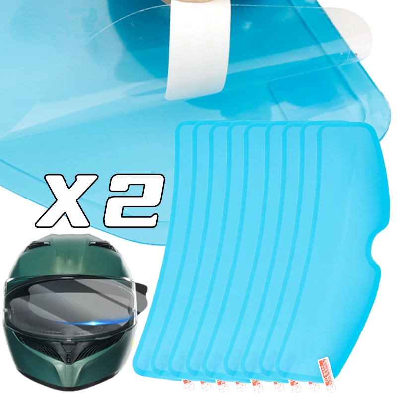 

Helmet Clear Rainproof Universal Film Lens Nano Coating Sticker Anti-Fog Film Helmet Motorcycle Rainy Safety Driving Accessories