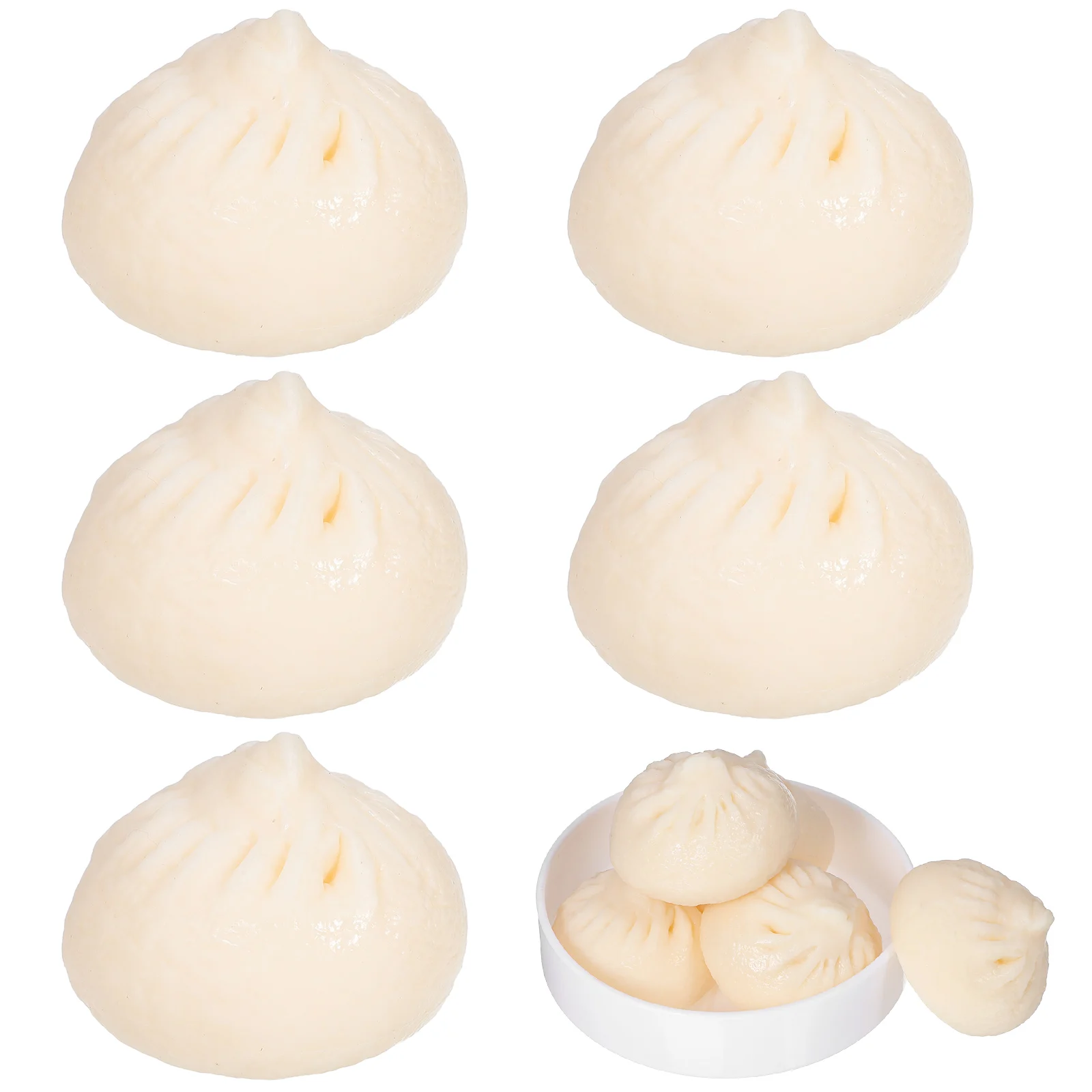 

Simulation Steamed Stuffed Bun Simulated Buns Fake Food Artificial for Display Boa