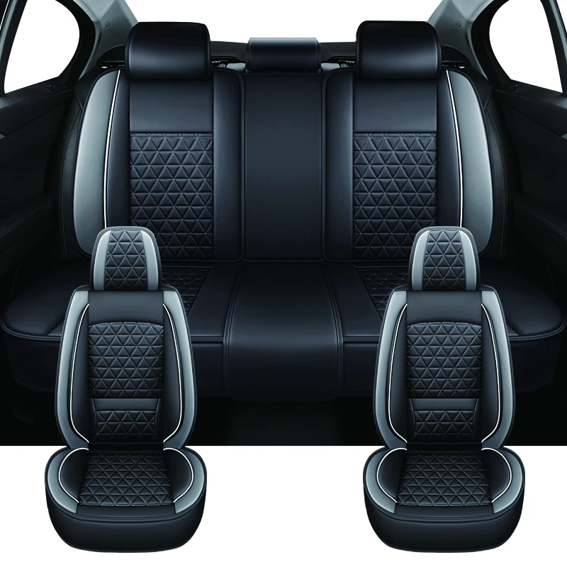 PU Leather Durable Universal Luxury Car Seat Covers For MG MG4 ZS HS EV MULAN MG5 MG6 Waist Cushion Auto Interior Accessories view 6