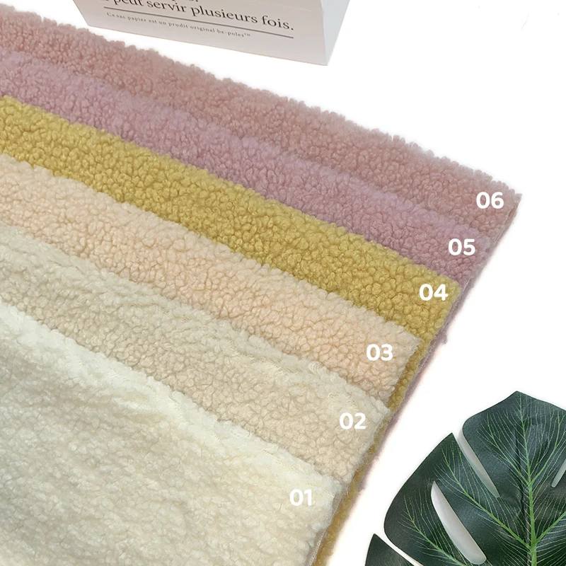 Sewbato New Product 45x50cm High-density Faux Fur Fabric 100% Polyester Imitation Teddy Fabric Sewing/clothing Plush Fabric