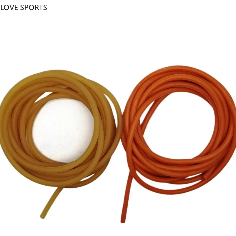 5/10M Diameter 5-6mm Solid Elastic Rubber Without Hole Natural Latex Yoga Rope Used for Sports Exercise and Fitness Accessories