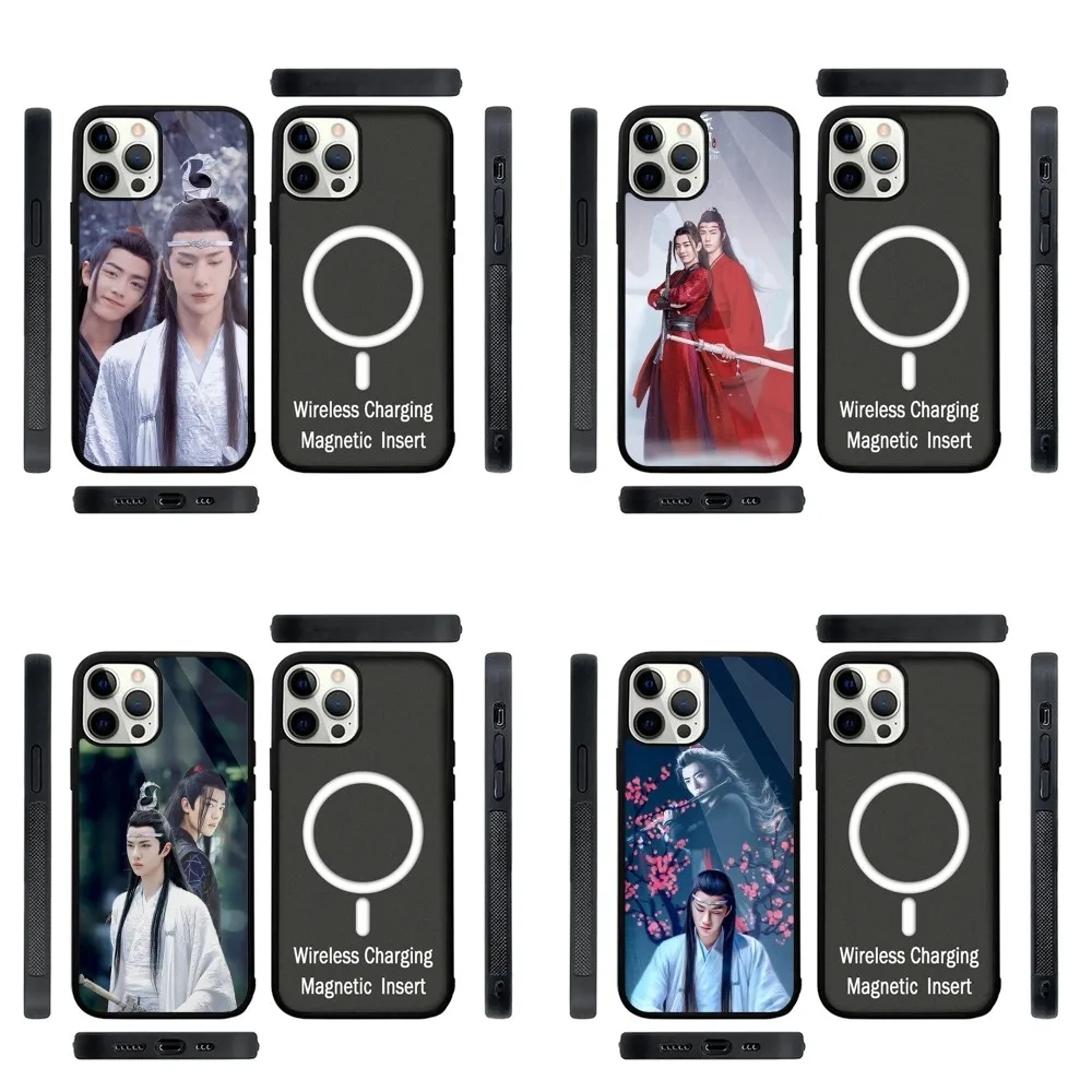 ChenQingLing The Untamed Wang Yibo XiaoZhan Phone Case Strong Magnetic For IPhone 15,14,13,Pro,Max,Plus,11,12,Mini For Magsafe