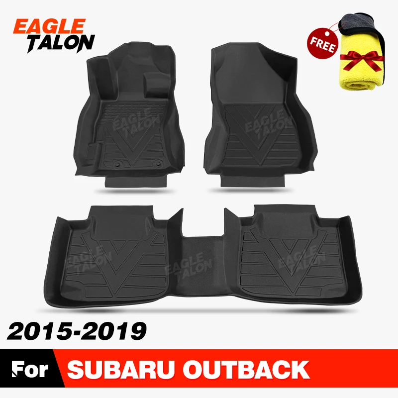 For SUBARU OUTBACK 2015-2019 2018 2017 2016 Custom All-Weather TPE Floor Mat Carpet Cover Auto Interior Protector Accessories