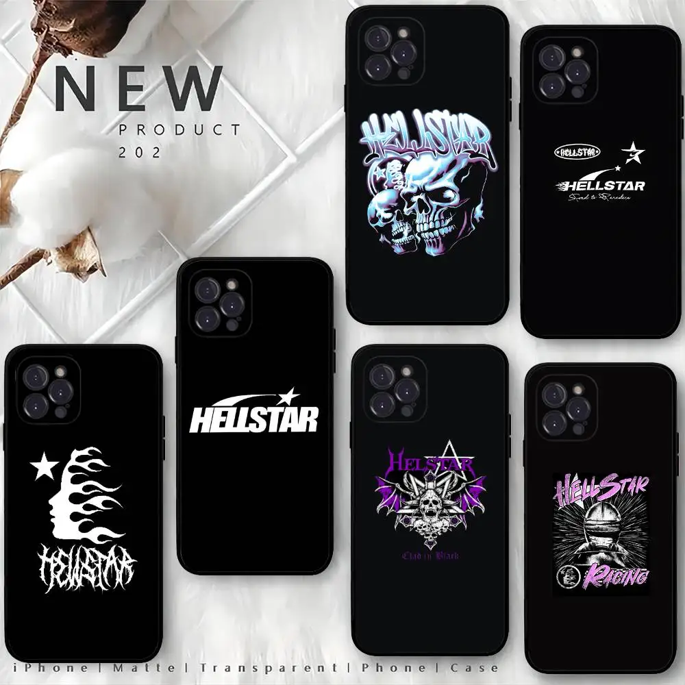 H-HELLSTAR-R Logo Phone Case For IPhone 14 Plus 13 Mini 11 16 15 17 Pro Max Protection Shockproof