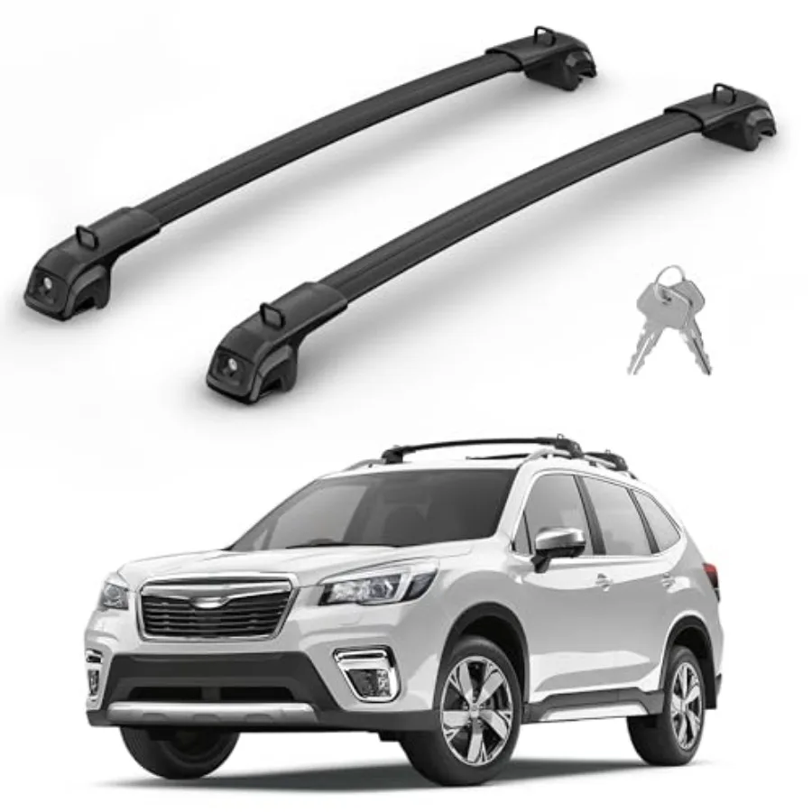 

330Lbs Roof Rack Cross Bars for Subaru Forester 2014-2026 Not for Wilderness Heavy Duty Aluminum Roof Rails Top-Mount Crossbars