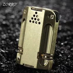 ZORRO 546 Creative Double Grinding Wheel Kerosene Lighter Torch Old-fashioned Retro Windproof Lighter Men's Small Gift