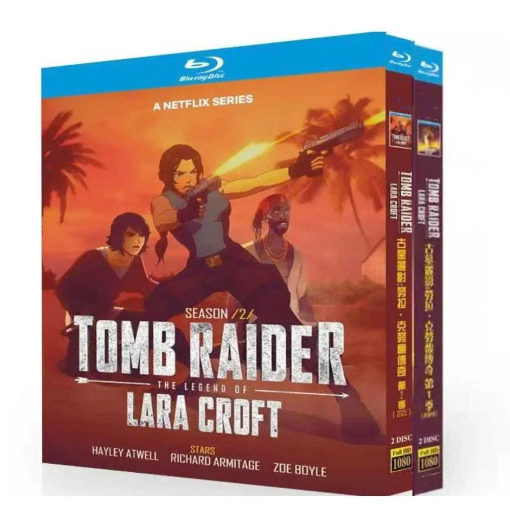Tomb Raider: The Legend of Lara Croft Season 1-2 (2025) 4-Disc Boxed Blu-ray disc