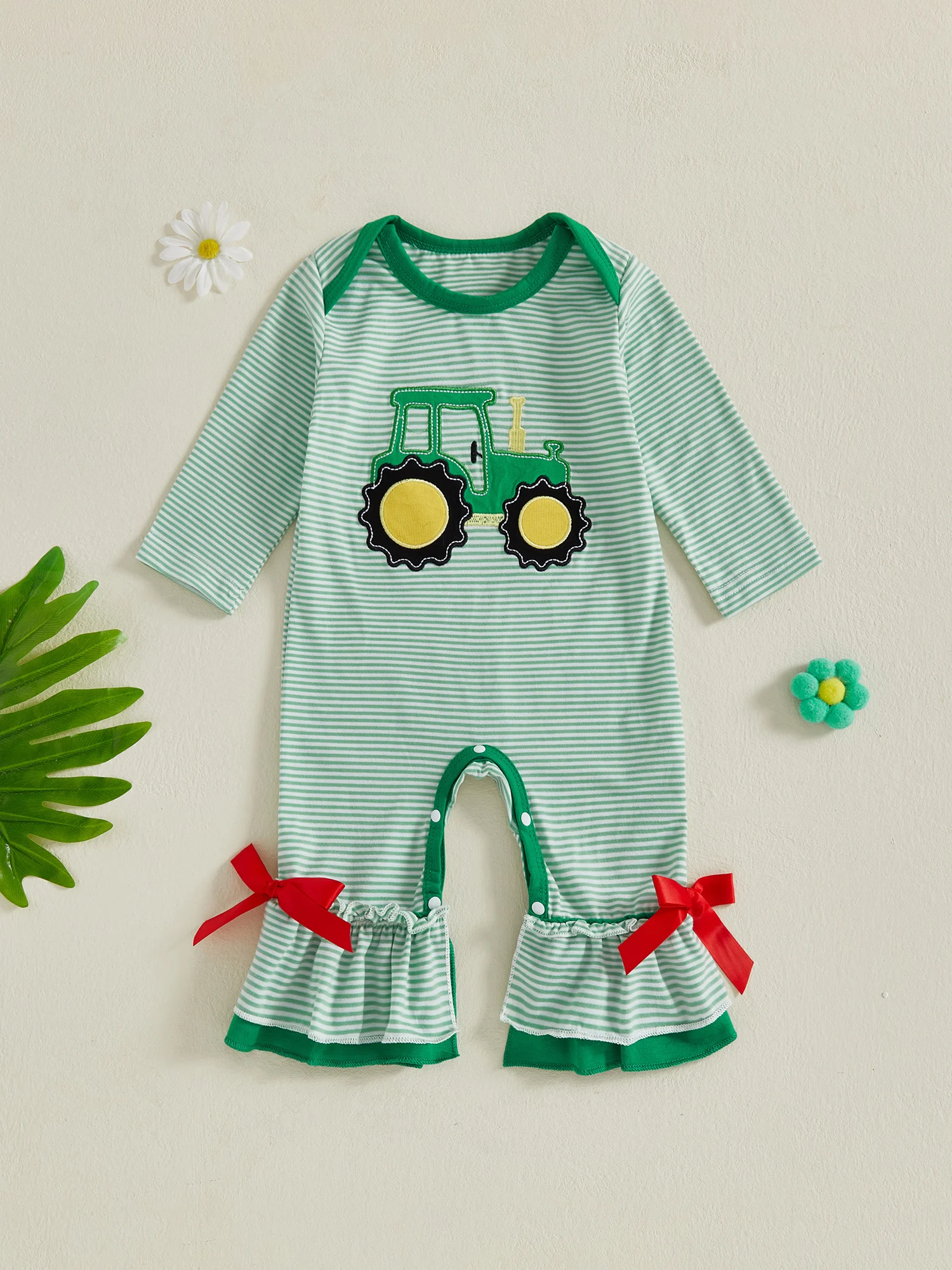 Adorable mono de otoño para niños pequeños con lindos parches con apliques de animales y cierre de botones, monos sin mangas con cuello redondo