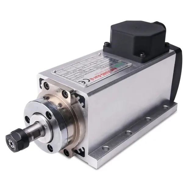 4kw ER20 Air Cooled Spindle Motor Machine Tool Spindle For CNC Engraving Machine