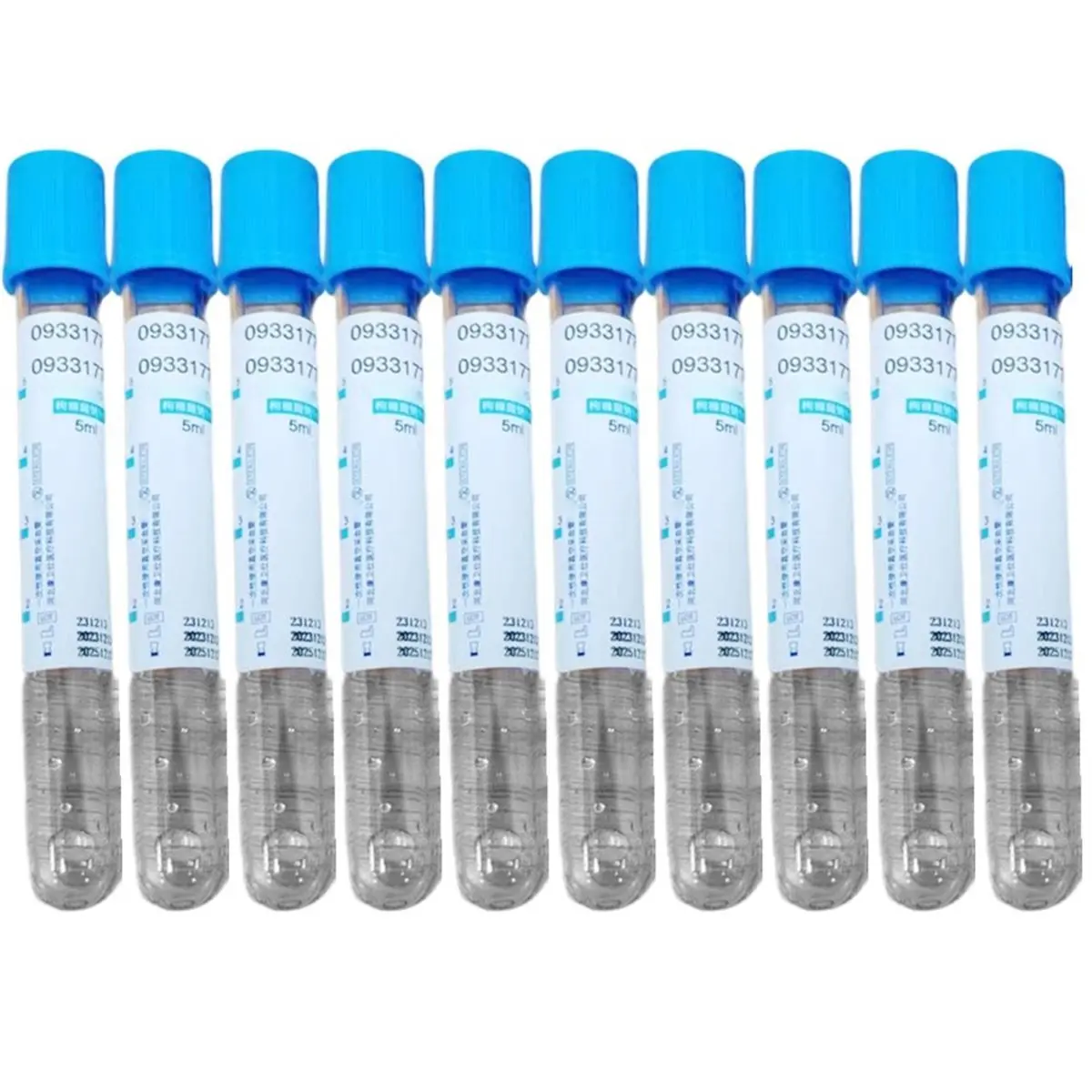 2026 New 10 Pcs PRF PRP Sodium Citrate Test Tubes 10ml - Sterile Vacuum Tube for Lab Separation