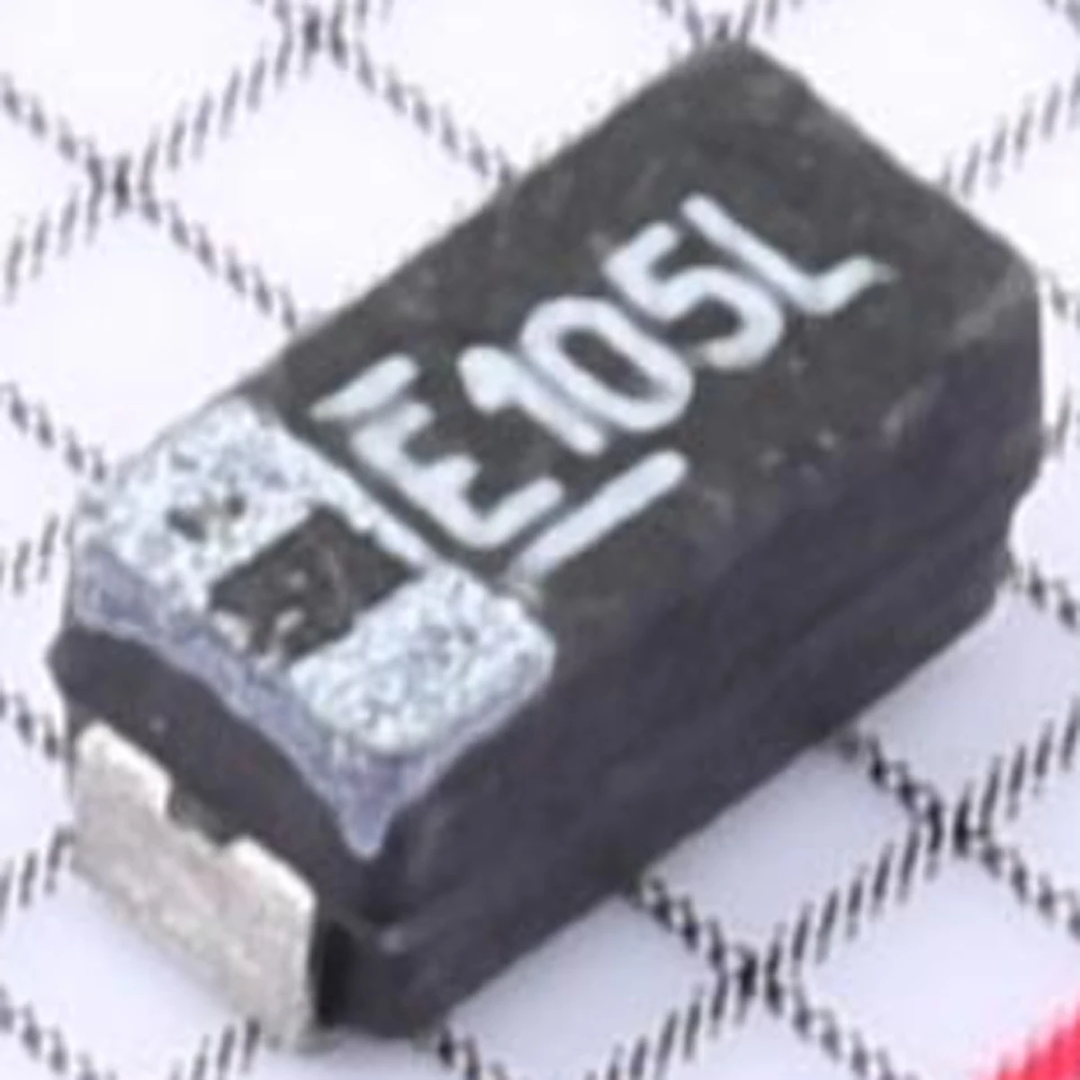 10PCS original; MARKING：E105L； Tantalum capacitor 25V ± 20% 1uF 7.6 Ω; 1206(3216 metric)：293D105X0025A2TE3