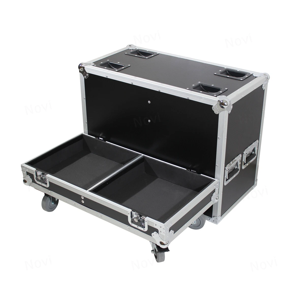 Stage Equipment Trunk Speaker Flightcase Audio Flycase Amplifier Storage Bass Shockproof Box Flight Case Sizes Customizable