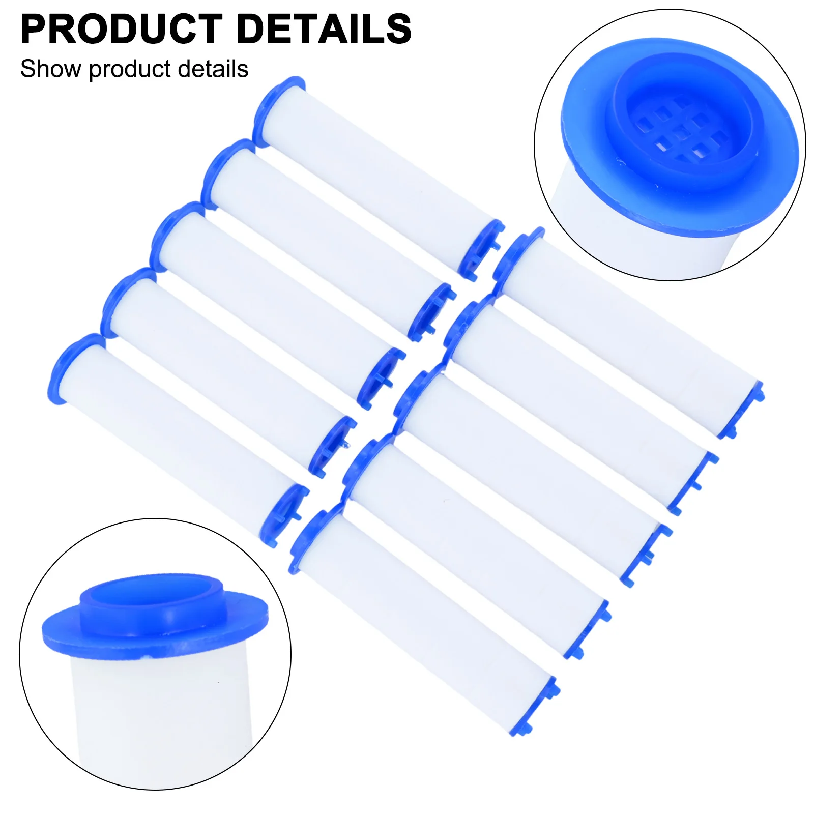 Clogging Sprayer Bath Shower Sprayer Handheld Shower Head PP Cotton Premium Care Water Filter Water Purifier Softer Skin