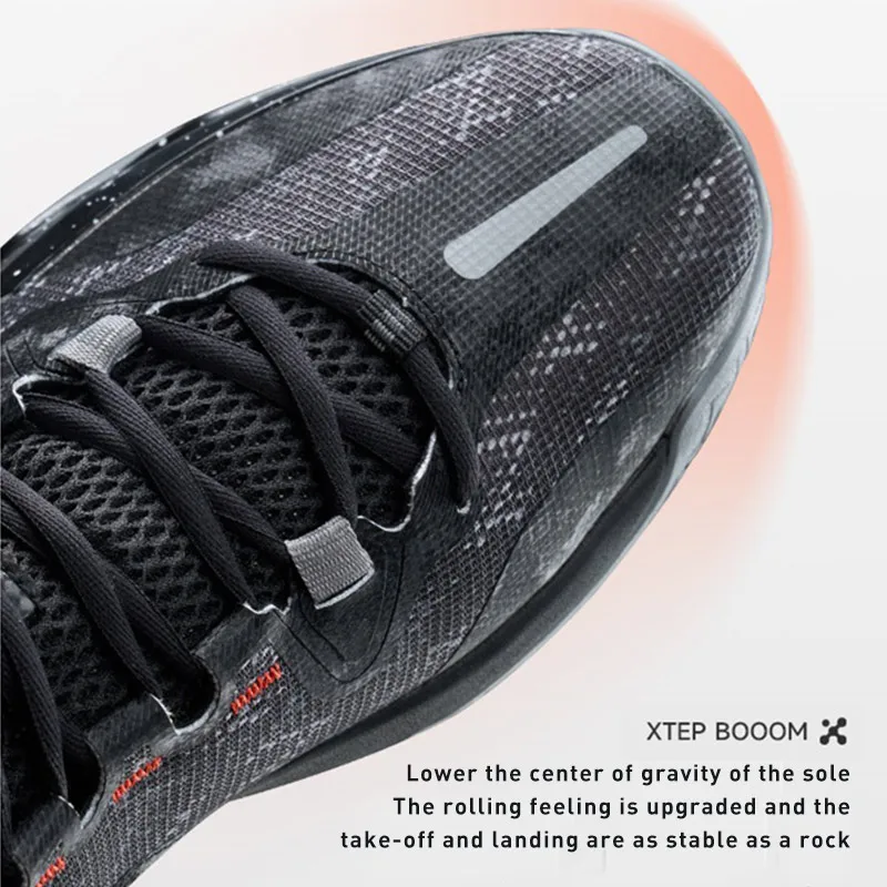 Xtep Light Attack 2.0 V3 Basketball Shoes For Men 2024 Spring Men\'s Mid Top Wear-Resistant Training Sneakers 876119120010