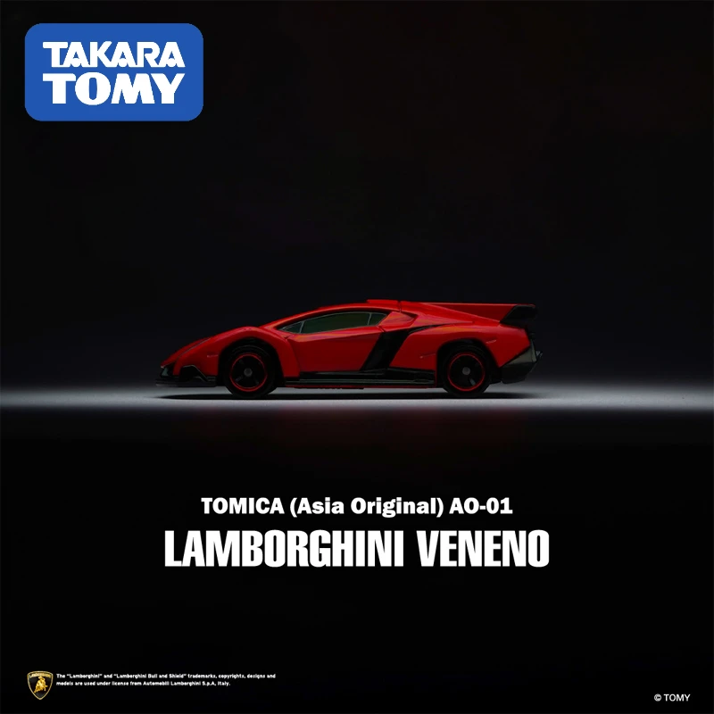 TAKARA TOMY Tomica Premium AO-01 Lamborghini Poison Auto Sportiva 1/67 Mini Gt Pressofuso In Lega Modello di Auto Per Bambini Ragazzo Regali