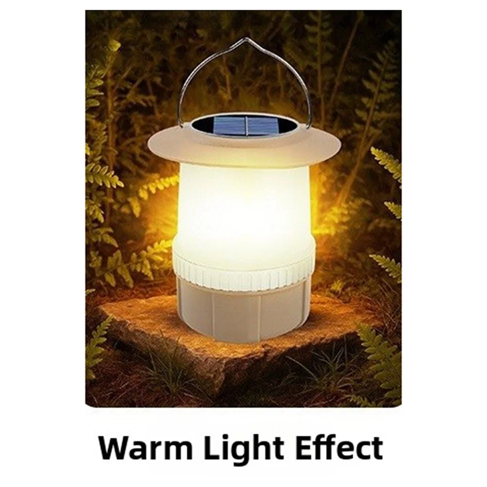 Portable LED Lantern Solar Camping Light Material ABS Solar Powered Camping Light ABS Material LED Illumination For Emergencies