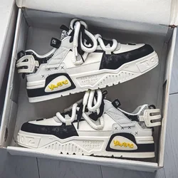 Designer Shoes for Men Fashion Men Sneakers Street Personality Gear Pattern Skateboard Shoes Casual Vulcanized Zapatos De Hombre