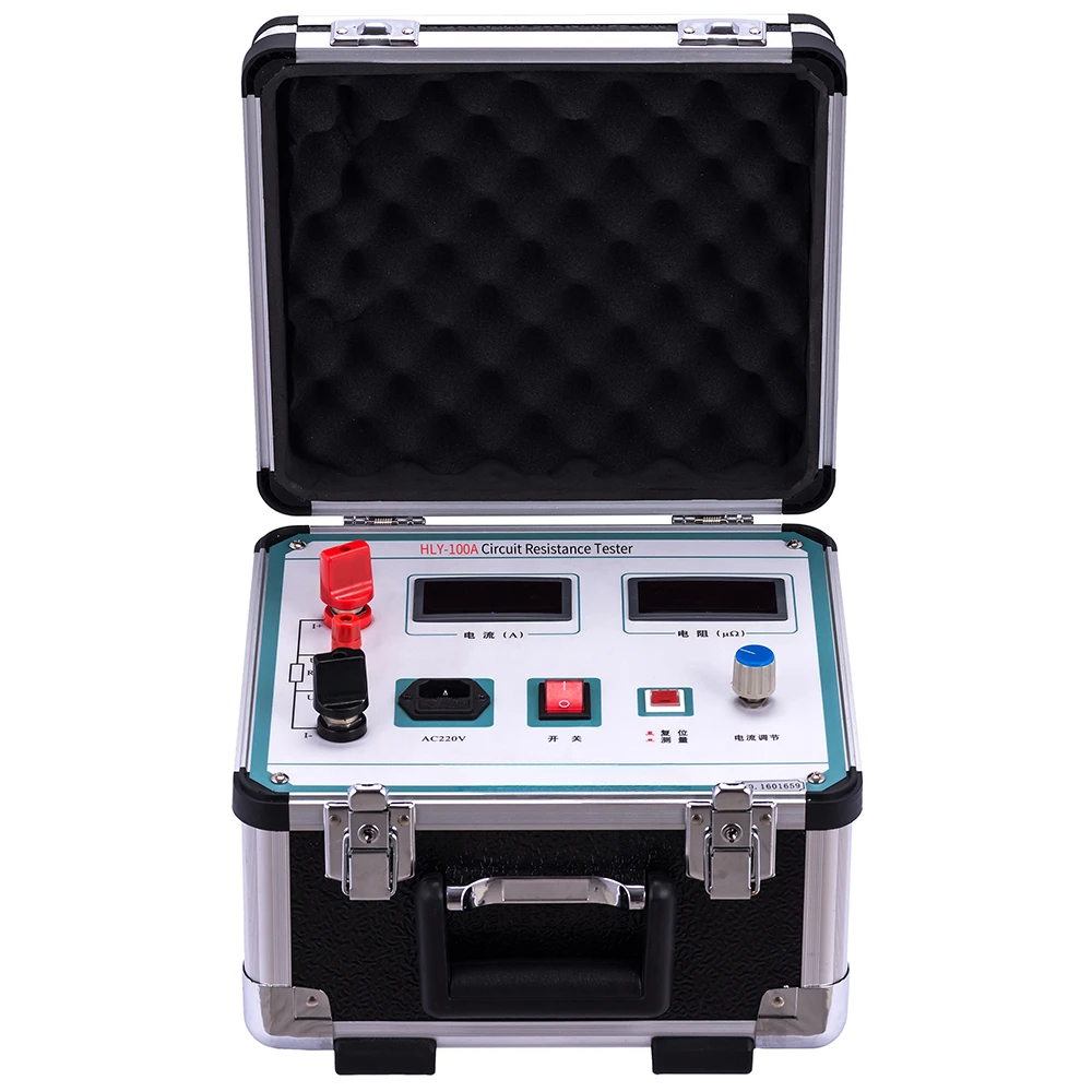 Electrical Instrument 100A Loop Resistance Tester Hubei Huayi HLY-100A Contact Resistance Tester Price