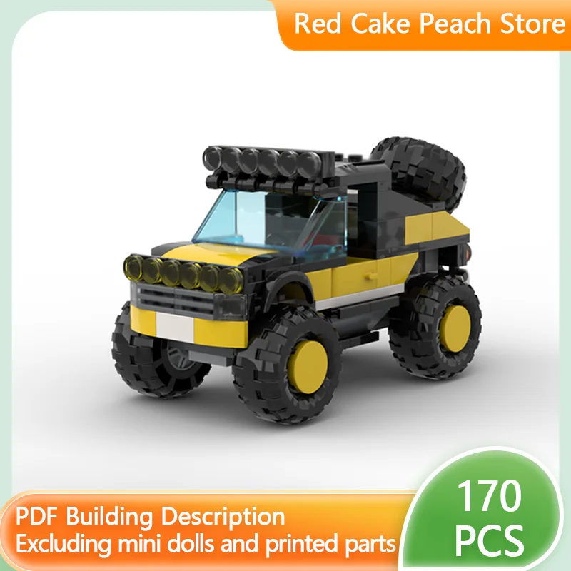 

Speed Racing Car Model MOC Building Bricks 4X4 Off-Road SUV Modular Technology Children Holiday Gifts Assemble Toys Suit
