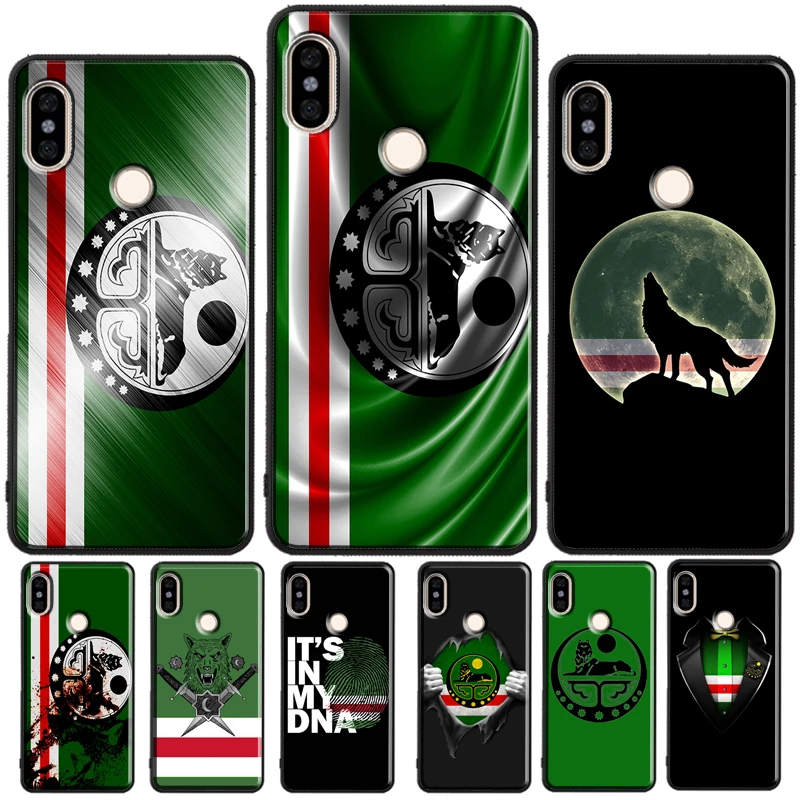 Chechen Wolf Flag For Redmi Note 11 Pro Phone Case For Redmi Note 10 Pro 7 8 9 Pro 10S 9S Redmi 10 9A 9T 9C