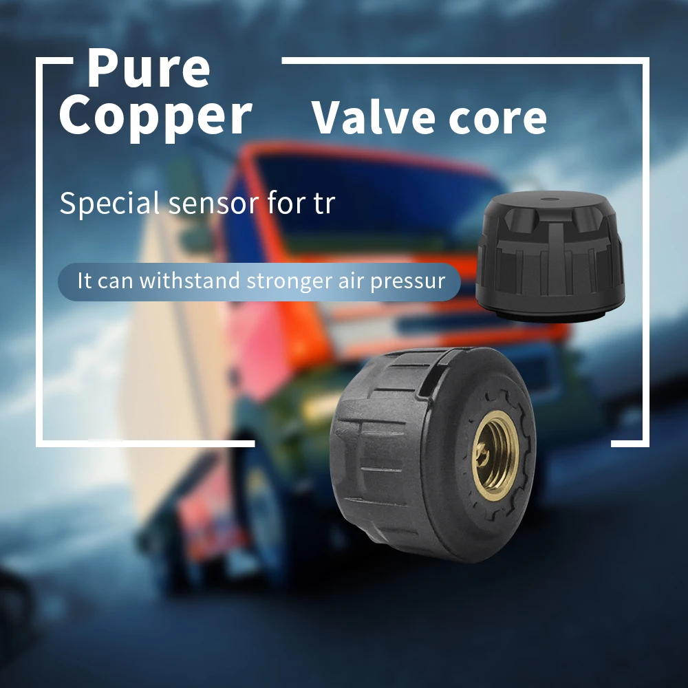 Katup Sensor Ban Android Nirkabel Universal Kualitas Tinggi Tpms Sistem Tekanan Ban Truk Tpms Truk
