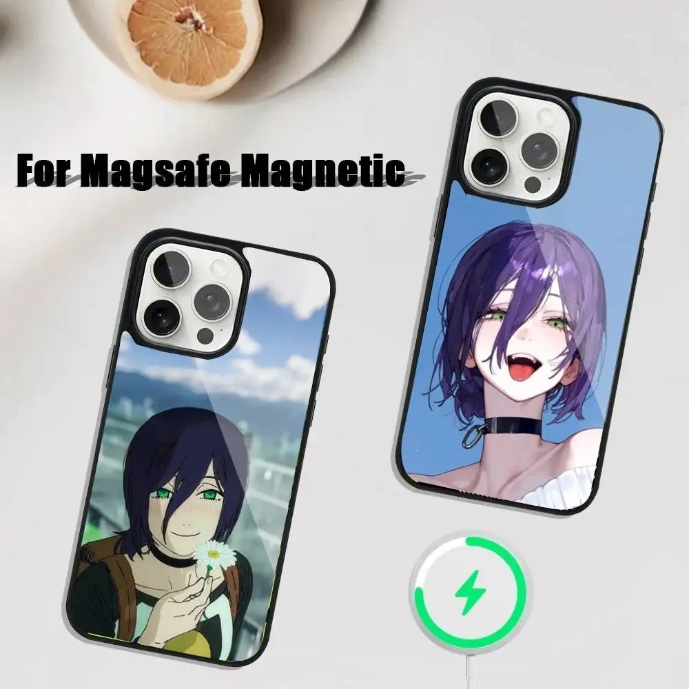 

Movie R-Reze Denji Phone Case For iPhone 17,16,15,14,13,12,11,Pro,Max,Plus,Mini,SE4,E Magnetic Magsafe Wireless Charging