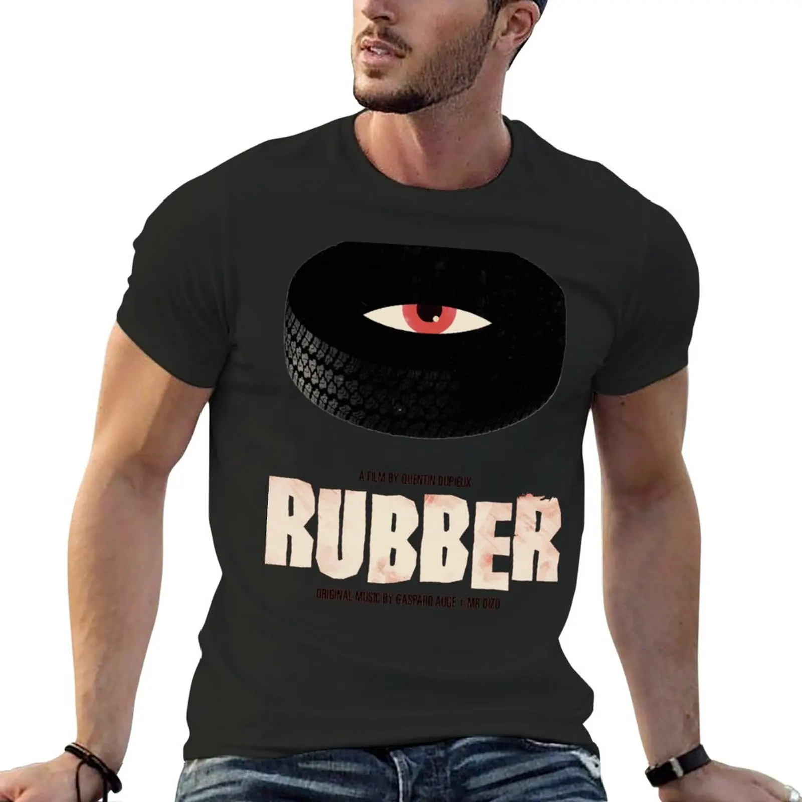 Rubber - A Film by Quentin Dupieux T-shirt shirts graphic tees korean fashion customs design your own black t-shirts for men