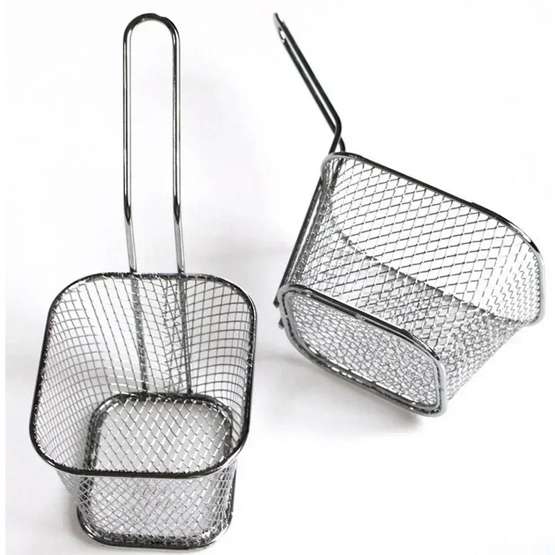 Utensili portatili da cucina Mini cestini per trucioli friggitrice che serve cestino per alimenti cucina convenienza gadget per la casa accessori per friggere la casa