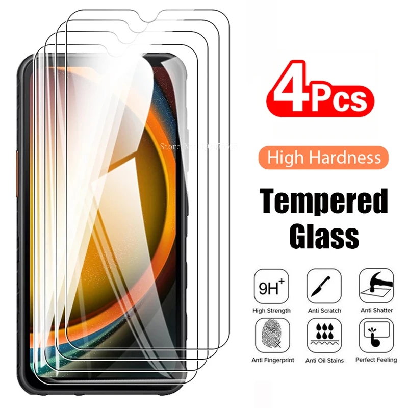 4PCS Full coverage protector for Samsung X Cover 7 6 Pro 5  Screen Protector Film For Galaxy X Cover 7 5 6 Pro Protective Film