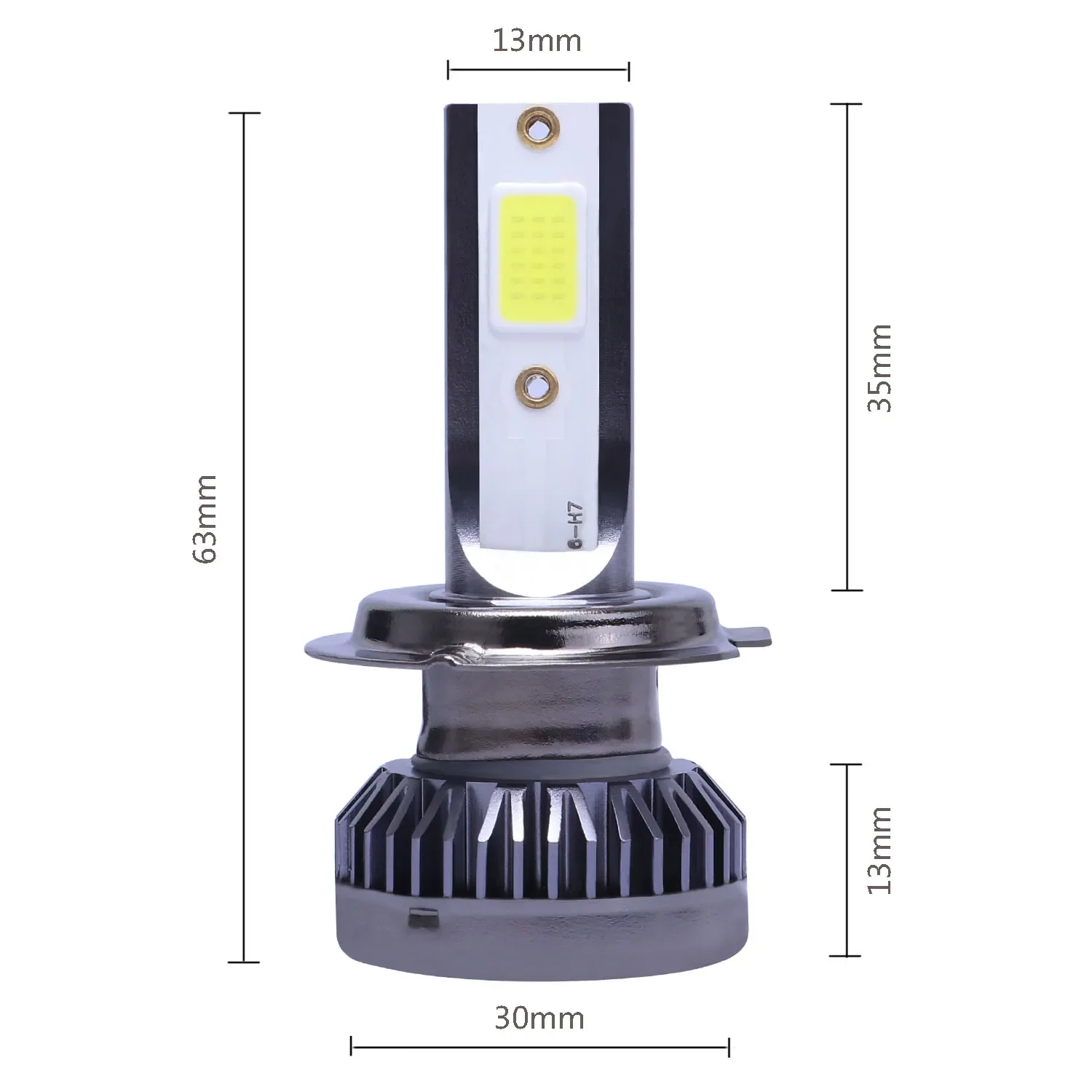 2 pièces LED H4 H7 phare de voiture H1 ampoule LED H8 H11 9005 HB3 9006 HB4 9004 HB1 H3 HB5 H13 lumières LED 20000LM Turbo lampada 12V