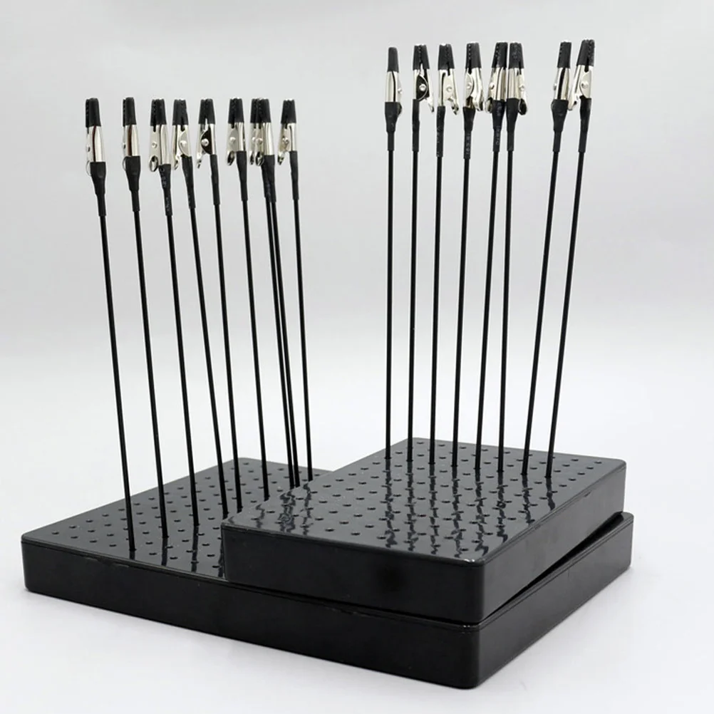 Painted Base Model Painting Alligator Clip Coloring Metal Small Clips Holder Fixing