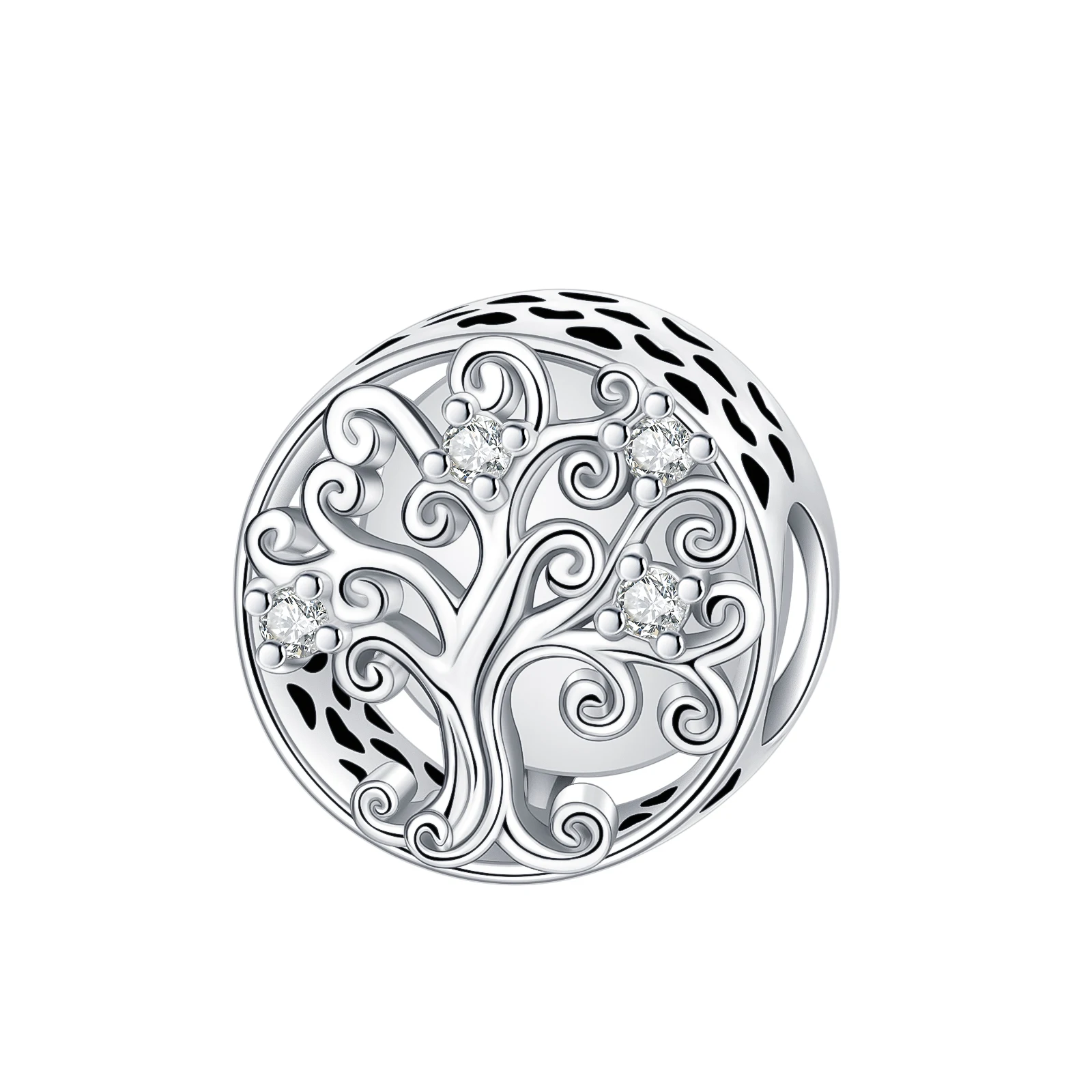 925 Sterling Silver Tree of Life Pendant Charm Fit Pandora Charms Bracelets Women DIY Jewelry Gift