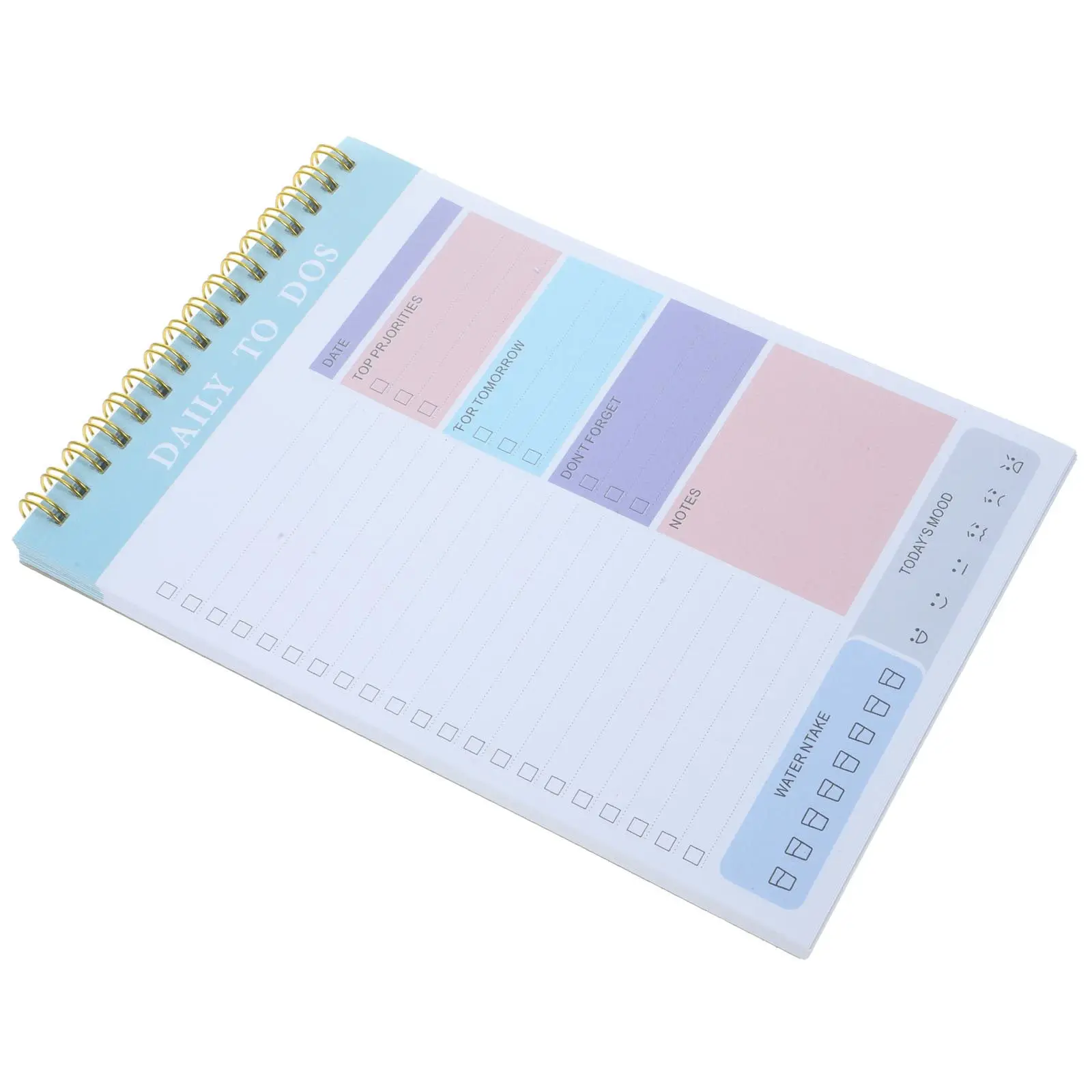 Planner Notepad A5 Tear Off Practical Daily Schedule Organizer to Do List Pad Portable for Office Home Planner