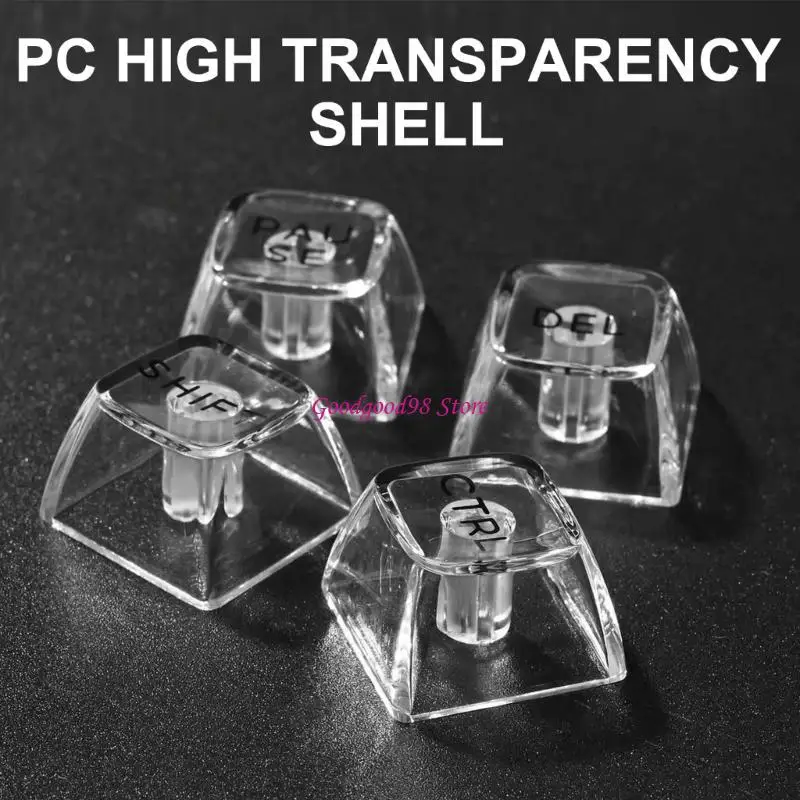 

Улучшите ввод данных с помощью 22 клавиш. Прозрачные колпачки клавиш с эффектом ледяного кристалла для улучшения цифровой