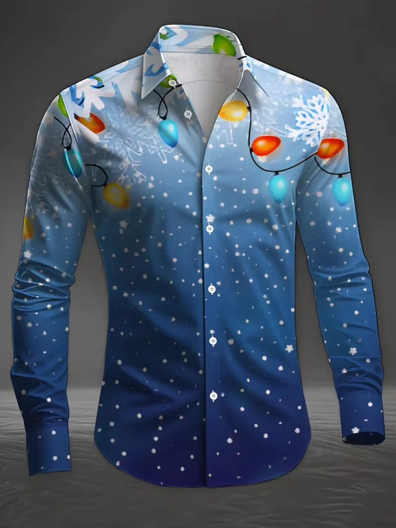 Camicia casual da lavoro con bottoni nuovi da uomo Camicia a maniche lunghe con colletto a quadretti Camicia casual alla moda