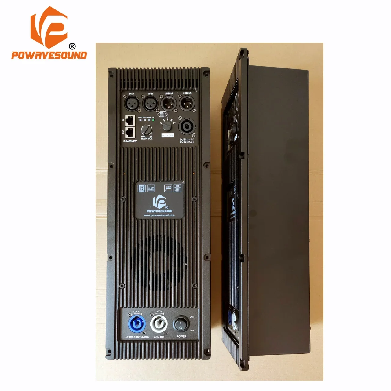 D3.8II Active Line Array Speaker Amplifier Module 800W 3CH Plate Amplifier Bi-AMP Design Built in DSP 2 in 3 Out Audio Processor